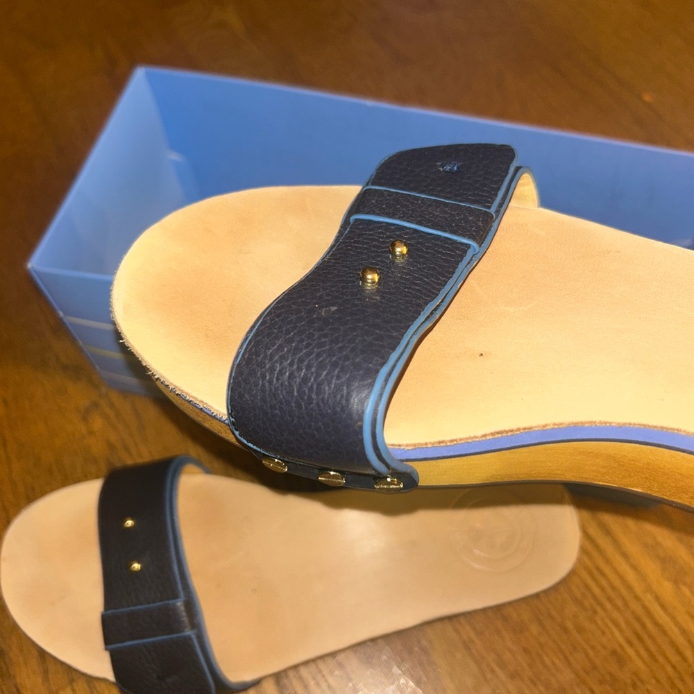 Cape Cod Supply Co Women’s Josie Slide Sandals in Navy - Picture 4 of 5